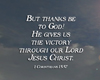 Victory In Jesus!