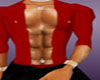 red open muscle tshirt m