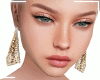 Sequin Earrings | Gold