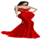 NM Red dress long gala