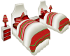(D) XMAS RED TWIN BEDS