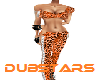Orange Leopard BlingSuit