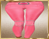 A57 Pink Leather Jeans