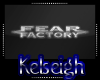 -K- Fear Factory Sticker