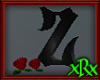 Gothic Letter Z Roses