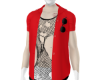 fishnet top red