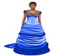 Blue  Royal gown