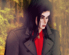 ☮ MJ. Coat + Red Shirt