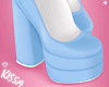 𝓀 Blue Lace Platforms