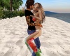 Animated Couples Kiss