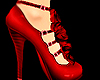 *T* Red Ruffle Pumps