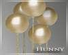 H. Gold Floating Balloon