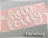 H. Bath Mat Pink