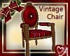 Burgundy Antique Chair