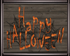 *L* Happy Halloween Sign
