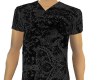 CA Black V-Neck Shirt