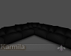 just a black sofa