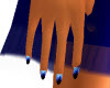 [abi] blue flame nails