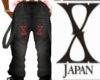 X japan pants