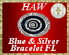 Blue & Sil. Bracelet FL