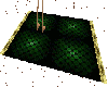 Emerald/Gold rug
