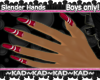 |KAD|SlenderNails~Red~
