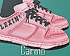 Pink Dunk Sneakers M