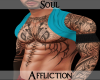 Undershirt/Tat - Cyan