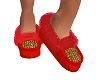 *PFE Red Xmas Slippers