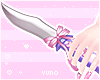 ♡ Cute purple knife