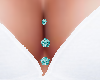 PIERCING BOOBS TURQUOISE