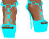 teal pumps