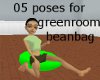 05 poses greenroom beanb