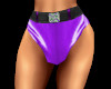 Belted Booty Shorts purp