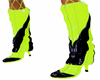 rave yellow boots