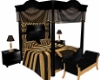 20 pose gold/blk bed