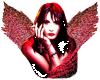 red goth angel