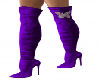 Gig-Long Purple Boots