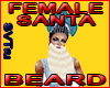 Santa female beard