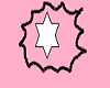 Pink star chair