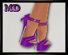 Purple Bow Heels