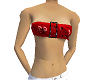 !HM! Red Hearts Tube Top