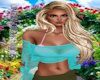 cyan with pink