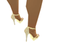 pale gold bm heels