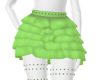 eK Green ruffle skirt