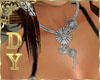 DY* Flowers Neck Silver