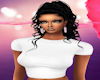 !SAS! White Crop Top