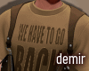 [D Ringed brown shirt