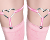 B! Pinkie FMB Heart Sock