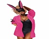 Cold Bunny in Pink/Black